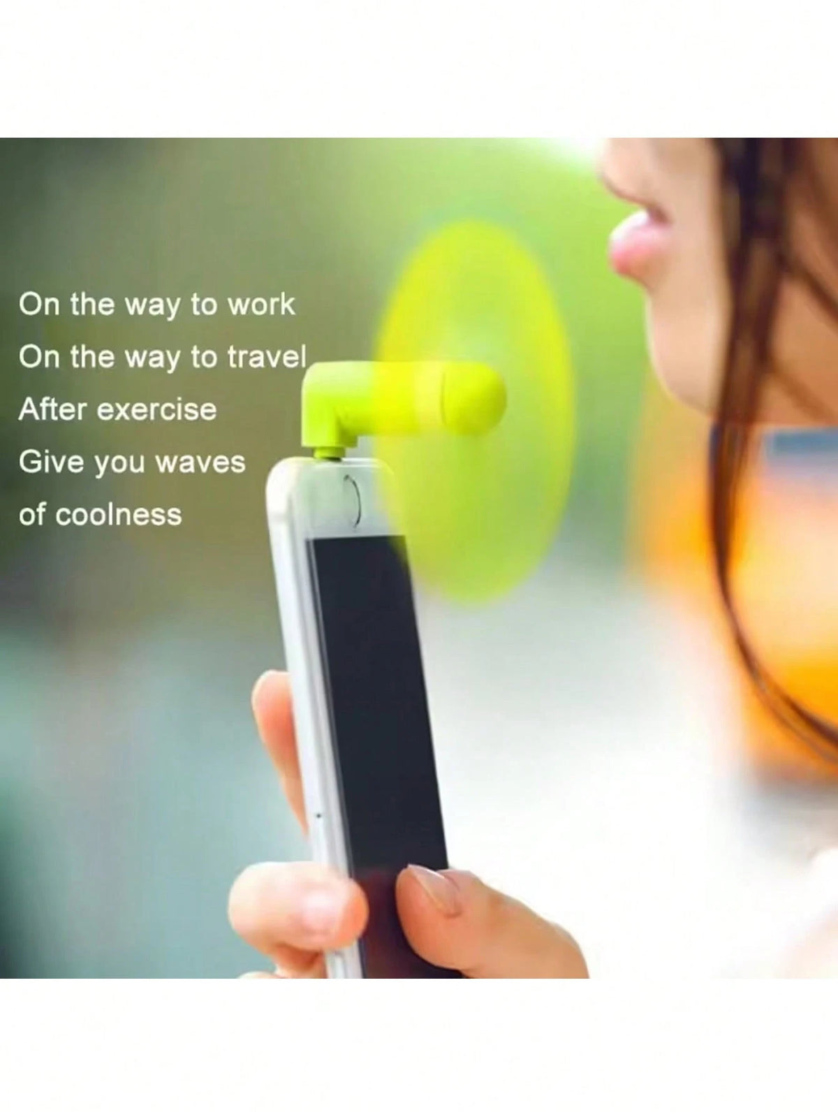 Type-C Mini Phone Fan, Portable Plug And Play USB Cooling Fan, Silent Soft Blades Pocket Travel Fan, Compact Mini Cooler Fan For Android Type-C Phones, Power Bank Laptop Summer Outdoor Camping Hiking