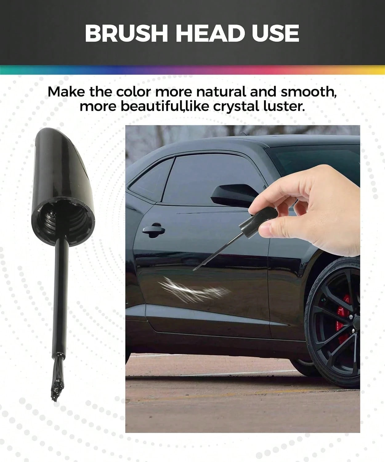 UBOG Car Paint Scratch Repair,Touch Up Paint For Cars,Touch Up Paint Pen,Car Accessories Car Scratch Repair,Car Touch Up Paint,Car Scratch Remover Pen,Car Paint Pen For Erase Car Scratches (Black)