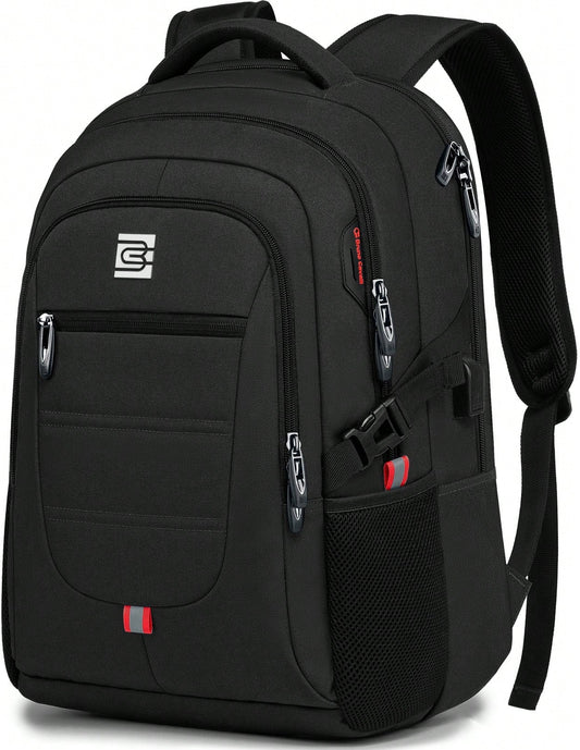 UKEIN Bagsure Travel Laptop Backpack, Business Water Resistant Laptop Backpack With USB Charging Port, College Bag For Men & Women