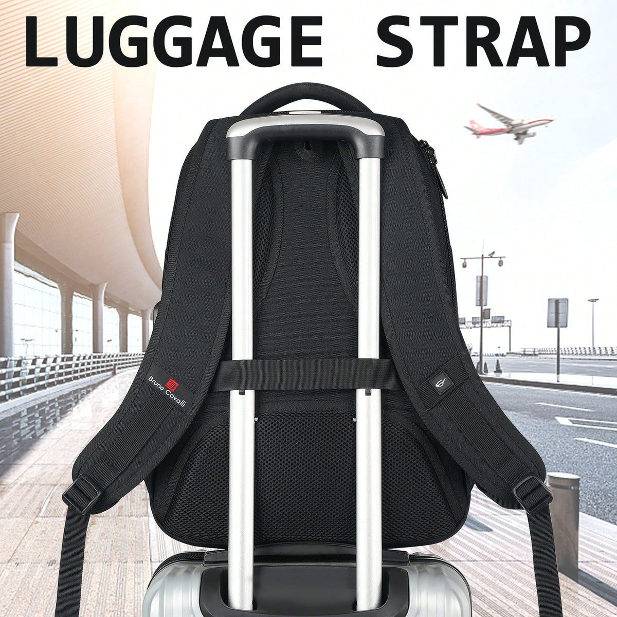 UKEIN Bagsure Travel Laptop Backpack, Business Water Resistant Laptop Backpack With USB Charging Port, College Bag For Men & Women
