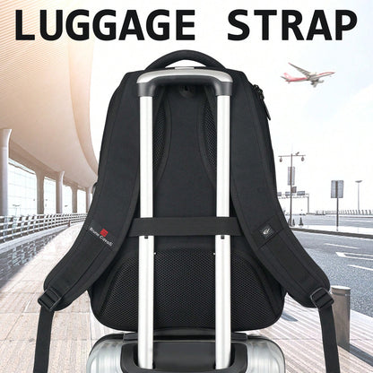 UKEIN Bagsure Travel Laptop Backpack, Business Water Resistant Laptop Backpack With USB Charging Port, College Bag For Men & Women