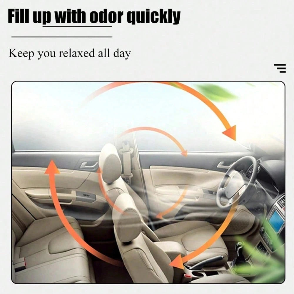 Ultimate 3PCS Hanging Car Air Freshener Diffuser Bottles, Powerful Odor Eliminator For Car & Small Spaces, Provides 60+ Days Of Continuous Fresh Air