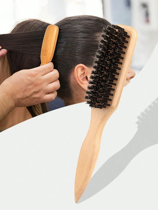 Unisex Hair Brush And Beard Brush- Fragrance-Free, Professional Styling Brush, Suitable For Thick/Thin Hair, Gradient Trimming Cleaning Comb, Smooth Styling Tool, Women Hair Brush, Hair, Travel, Hair