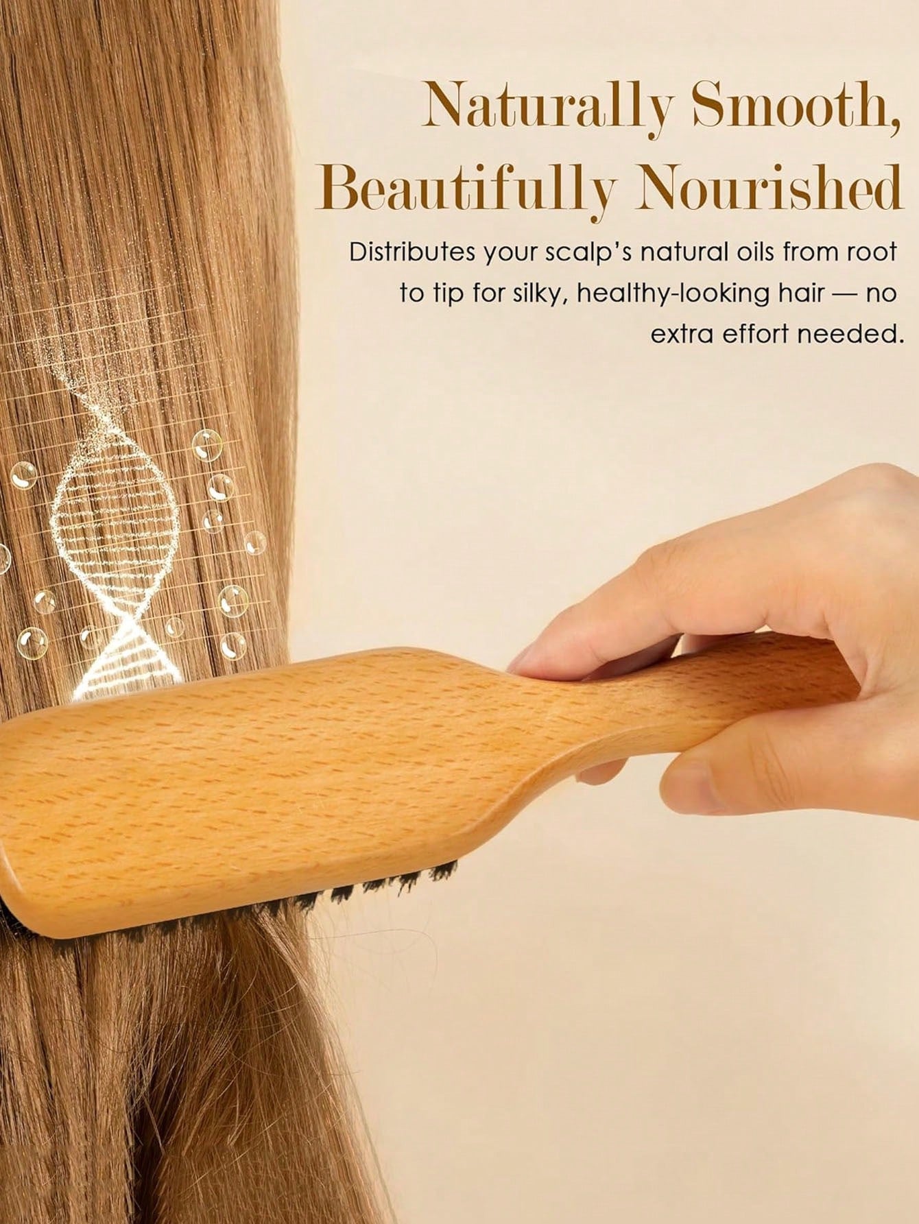 Unisex Hair Brush And Beard Brush- Fragrance-Free, Professional Styling Brush, Suitable For Thick/Thin Hair, Gradient Trimming Cleaning Comb, Smooth Styling Tool, Women Hair Brush, Hair, Travel, Hair