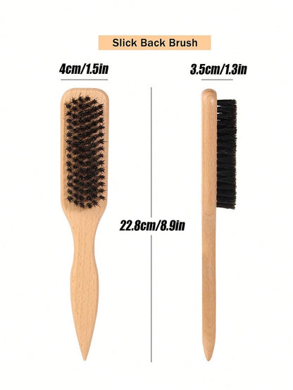Unisex Hair Brush And Beard Brush- Fragrance-Free, Professional Styling Brush, Suitable For Thick/Thin Hair, Gradient Trimming Cleaning Comb, Smooth Styling Tool, Women Hair Brush, Hair, Travel, Hair