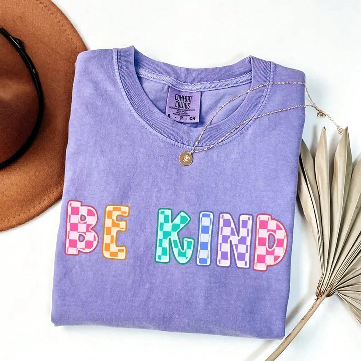 Unisex T-Shirt-Be Kind Retro Shirt, Kindness Teacher T-Shirt, School Counselor Motivational Tee, Mental Health Shirt,Choose TShirt-L61