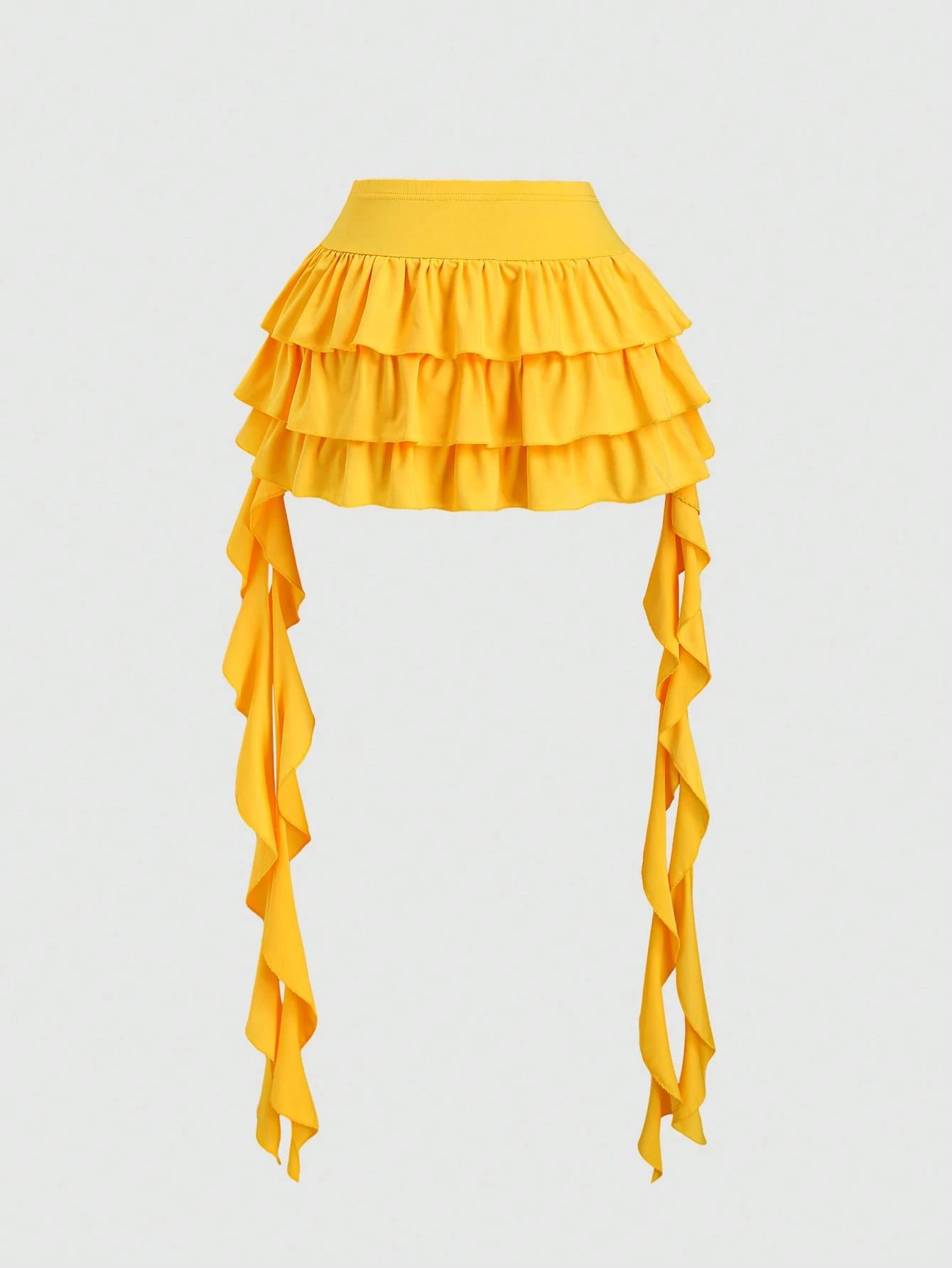Unity Streetwear Women's Ruffle Decor Cake Skirt, Summer,Vacation Outfits Women,Beach Outfits,Afro Fashion