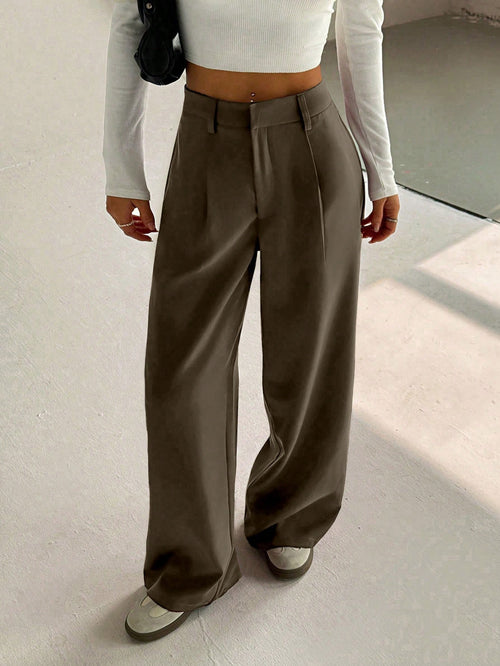 Unity Women's Premium High-Waist Elegant Slimming Wide Leg Pants Fall Cloth For Women