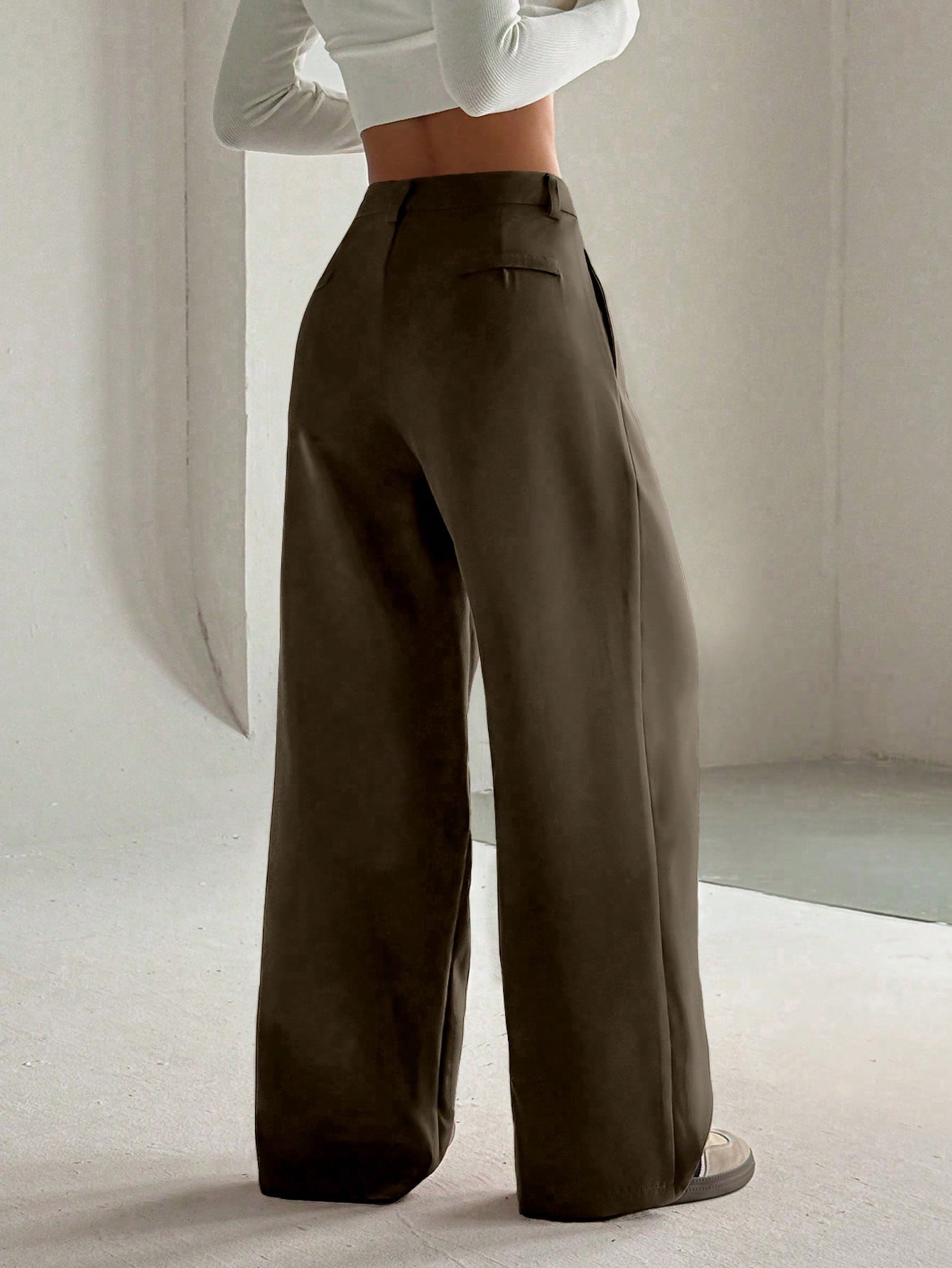 Unity Women's Premium High-Waist Elegant Slimming Wide Leg Pants Fall Cloth For Women