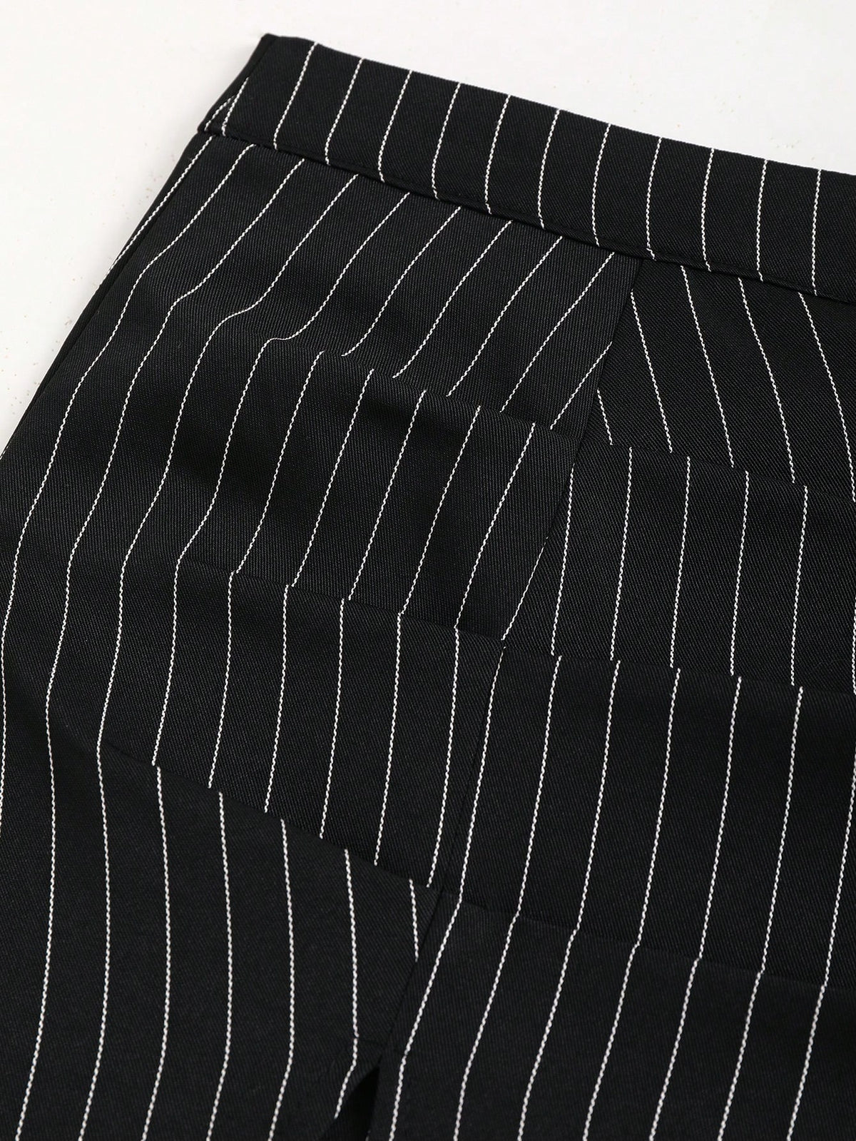 Unity Women's Striped High Waist Fitted Mini Skirt, Sexy Cutout Casual Clubwear Flared Pleated A-Line Skirt, Versatile For Summer