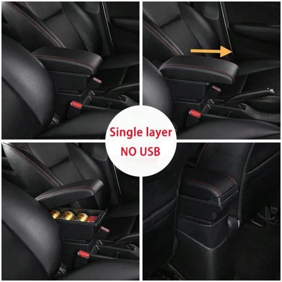 Universal Model Armrest Box Car Storage Box Support Arm Interior Retrofit Parts