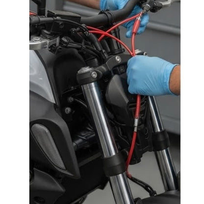Universal Motorcycle Throttle Cable| Colorful Clutch Cable| Mechanical Steel Wire Smooth Control Cable Suitable For CRF150F CRF230F TTR125 TTR230 Kawasaki KLX140 50cc-250cc Dirt Bike Pit Bike ATV