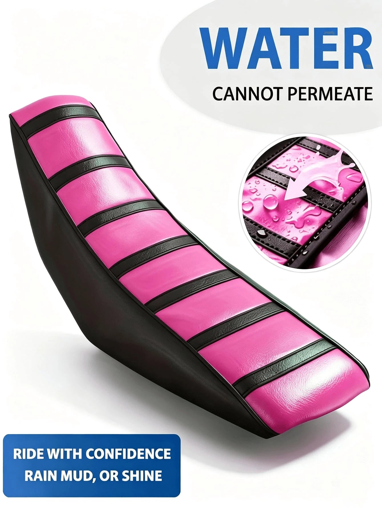Universal Off-Road Motorcycle Seat Cover, Suitable For Most Off-Road Motorcycles, Off-Road Vehicles And Off-Road Bikes, Such As SUZUKI And KAWASAKI