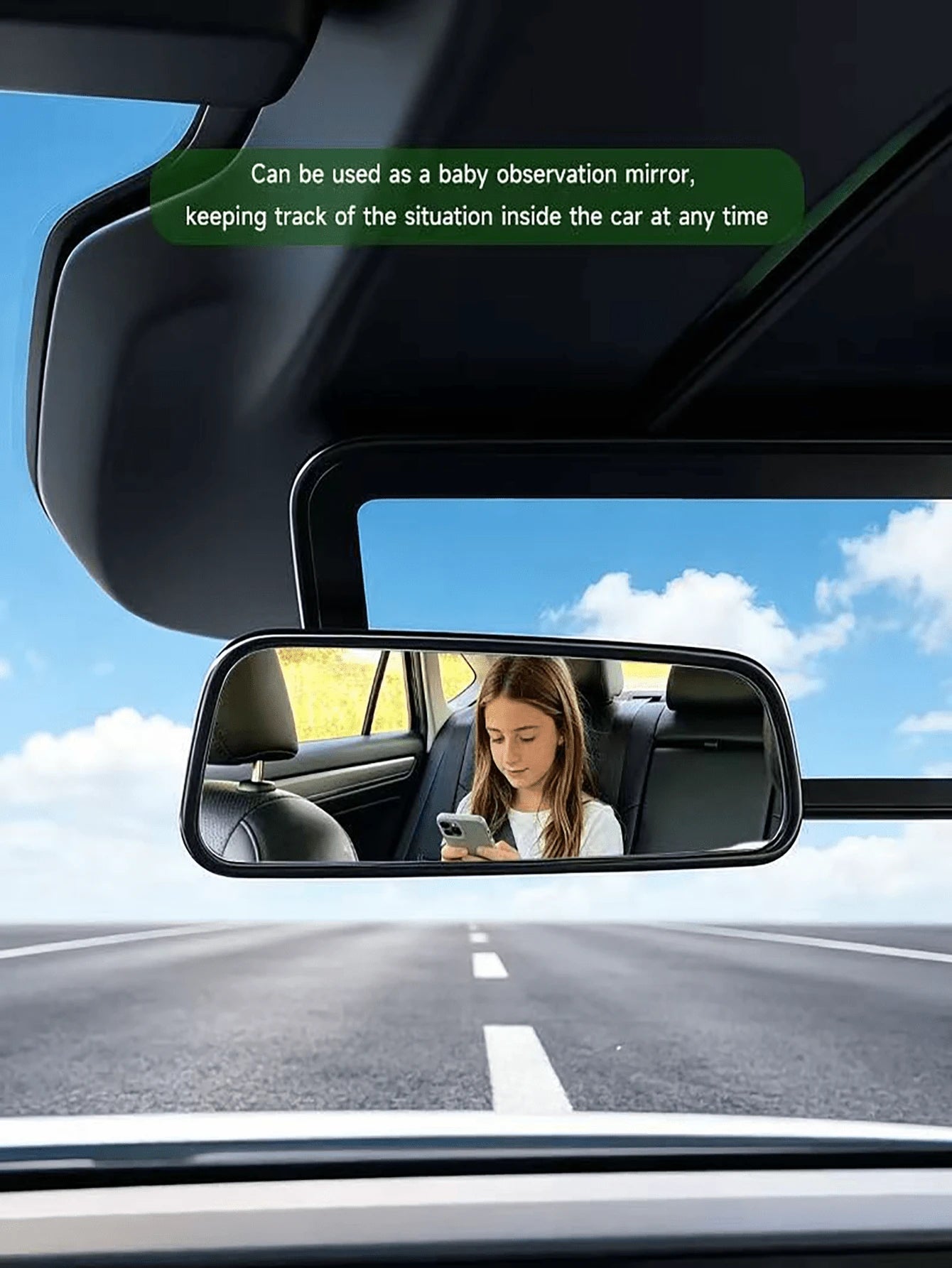 Universal Oval Blind Spot Mirror, Flat Wide Angle Adjustable Side Rearview Mirror, 360° Wide Angle Convex Mirror, Portable Blind Spot Rearview Parking Mirror, Adjustable Angle, Detachable Rearview Mir