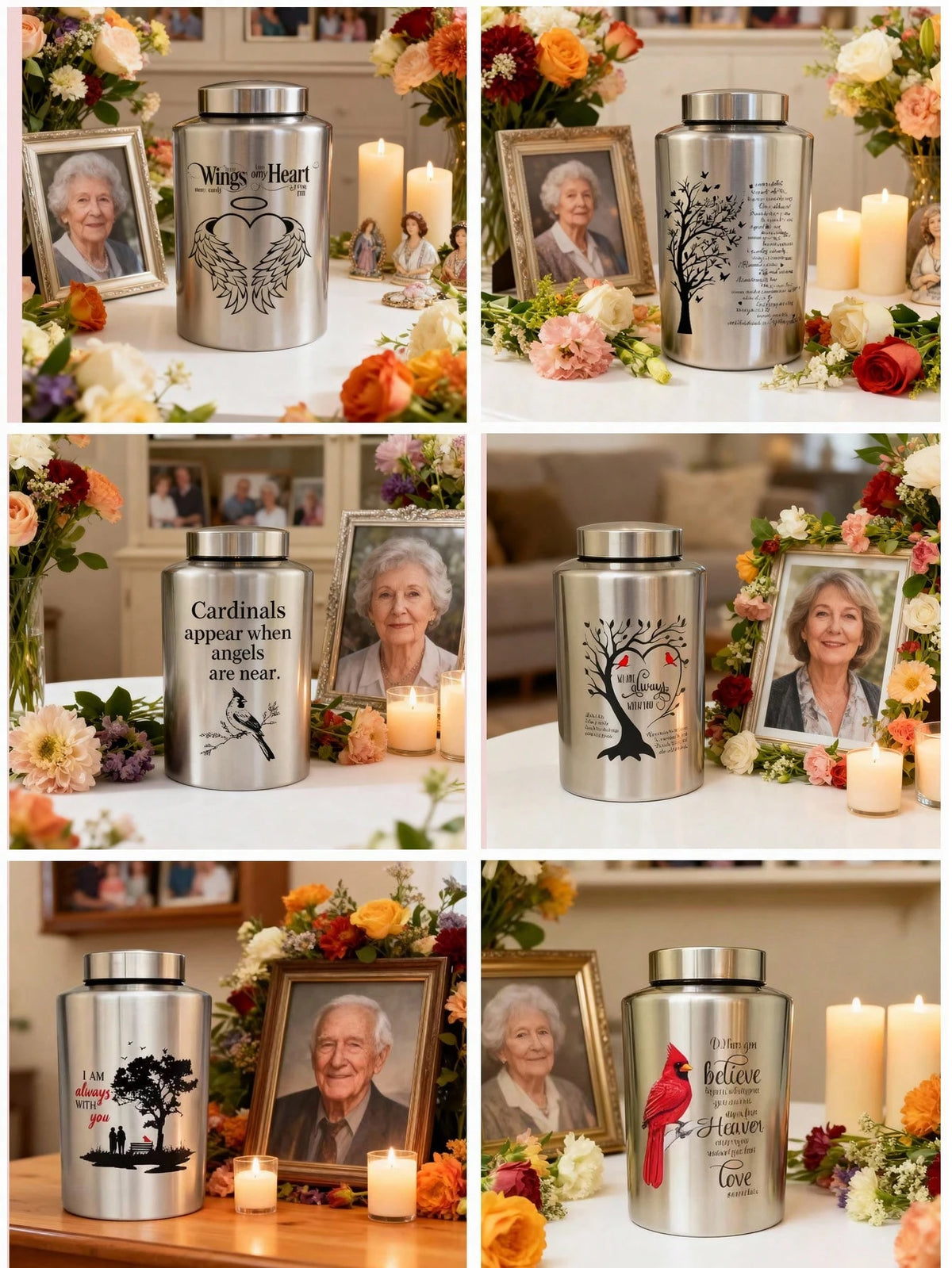 Up To 220 Lbs Large Stainless Steel Cremation Urns For Adult Male Female Pet Ashes, Funeral Memorial Keepsake Urn For Human Dog Man Remains