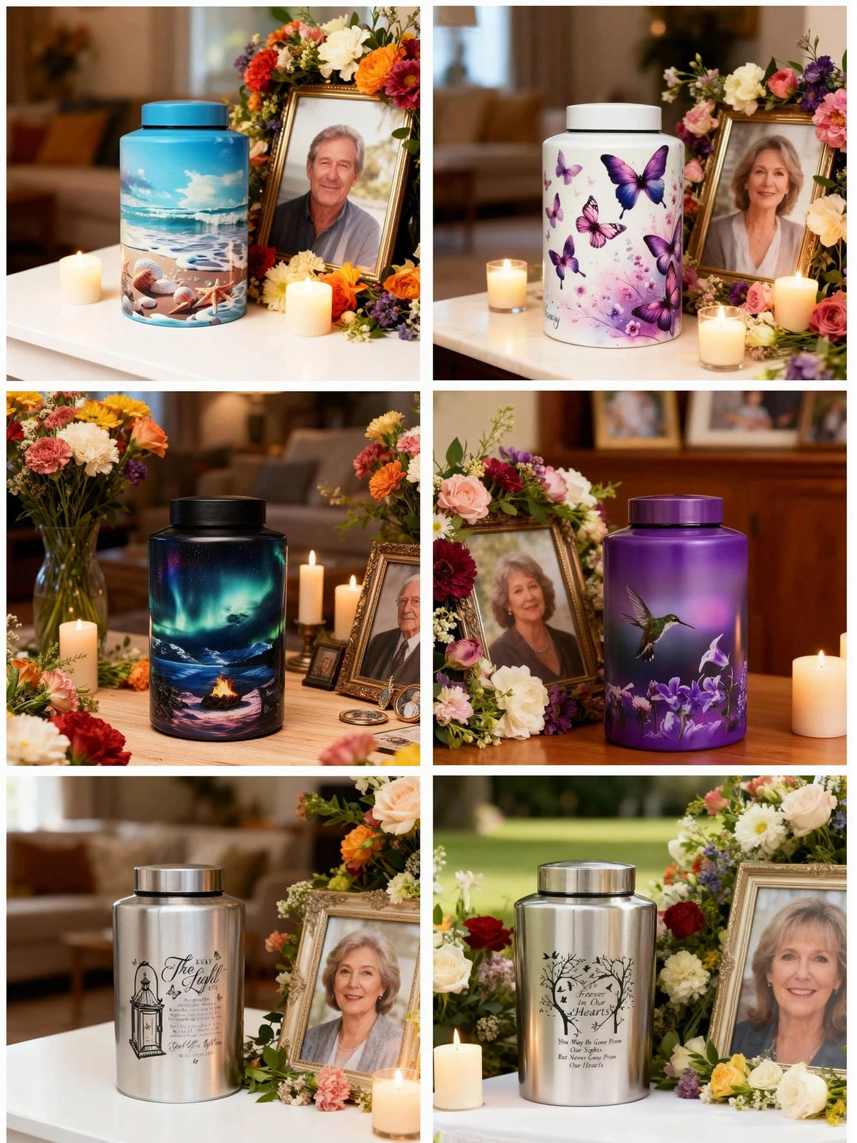 Up To 220 Lbs Large Stainless Steel Cremation Urns For Adult Male Female Pet Ashes, Funeral Memorial Keepsake Urn For Human Dog Man Remains