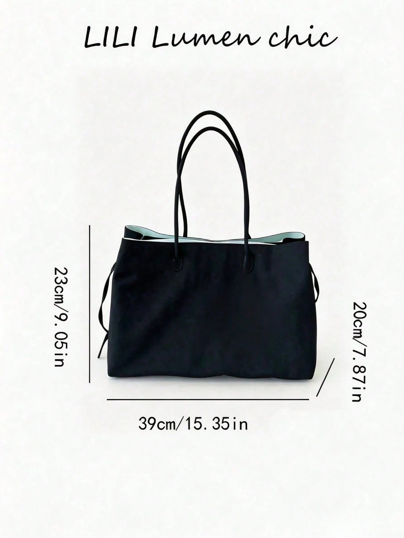 Vacation Style Tote Bag, Contrasting Lining With Distinct Layering, Dual Zipper Compartment Design For Organized Storage, Side Drawstring To Customize Bag Silhouette, Suitable For Teachers, Moms, Stud
