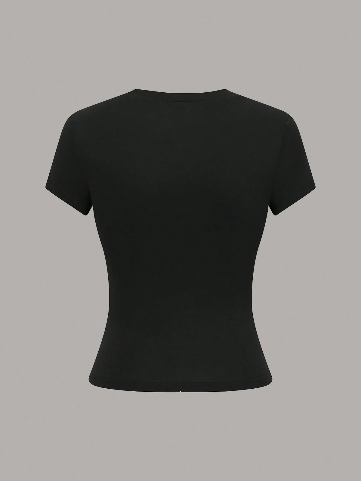 valorelle valorelle Women's Casual Round Neck Short Sleeve Comfortable T-Shirt, Versatile For Daily Wear, Summer