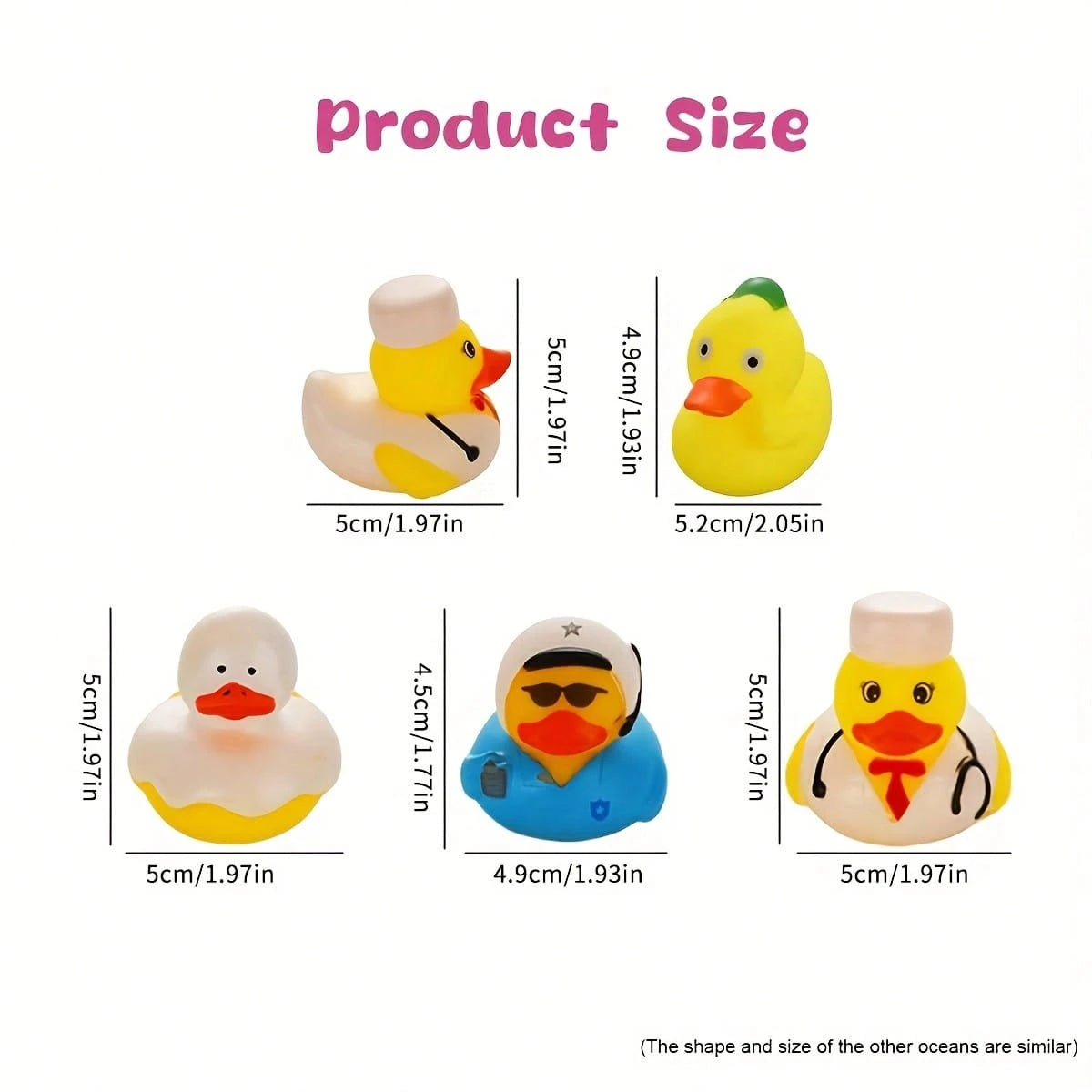 Various Cute Cartoon Duck Theme Decorations, Pool Beach Decor, Duck Party Centerpiece, Toddler Baby Bath Toys Mini Duck, Children Bathtub Pool Toys, Birthday Gift Party Favors, Suitable For School, Ha