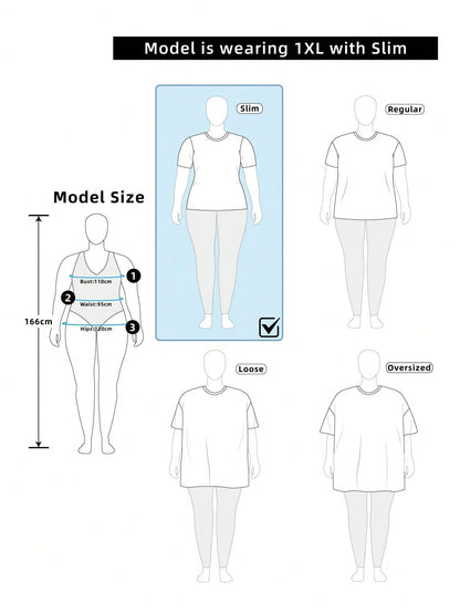 Vibekara Plus Size Women's Button Design Dark Style Cheongsam Collar T-Shirt
