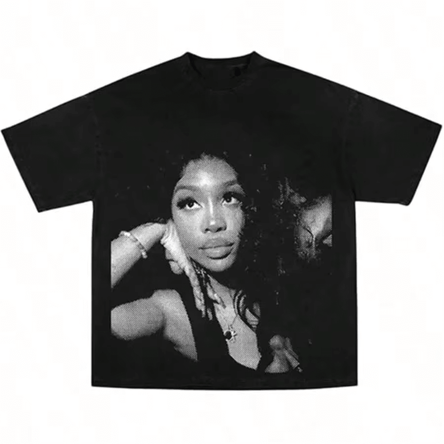 Vintage Lauryn Hill'S Singer 90 S Music Graphic-Shirt Lauryn Hill Casual Digital Print Heavy% Co Shirts Crewneck Women- Short Sleeve