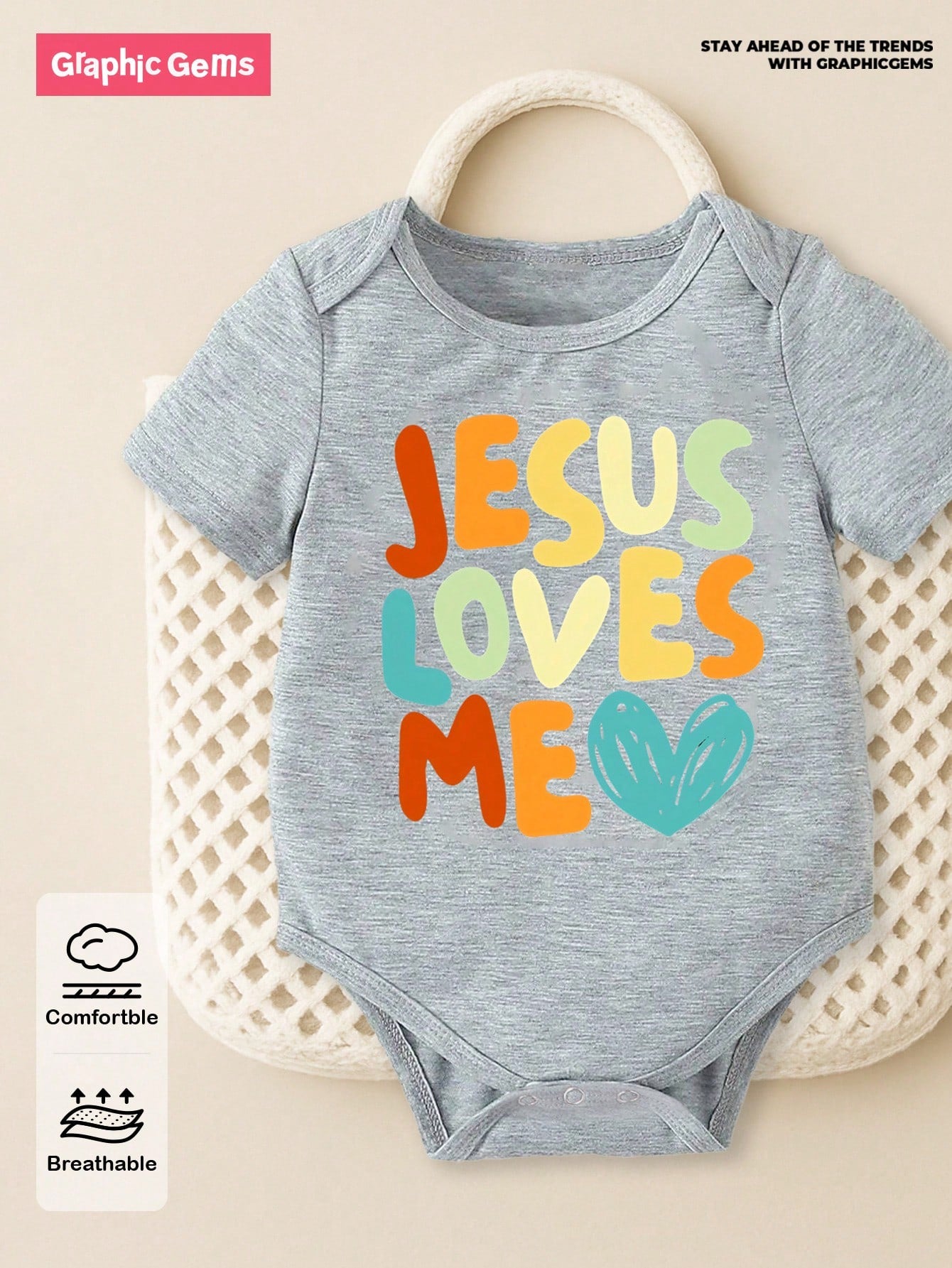 Vintaside Kids Baby Boy Summer Casual Cute Cartoon Peanut Ombre Foil Print Letter Slogan Bodysuit Nursery Black