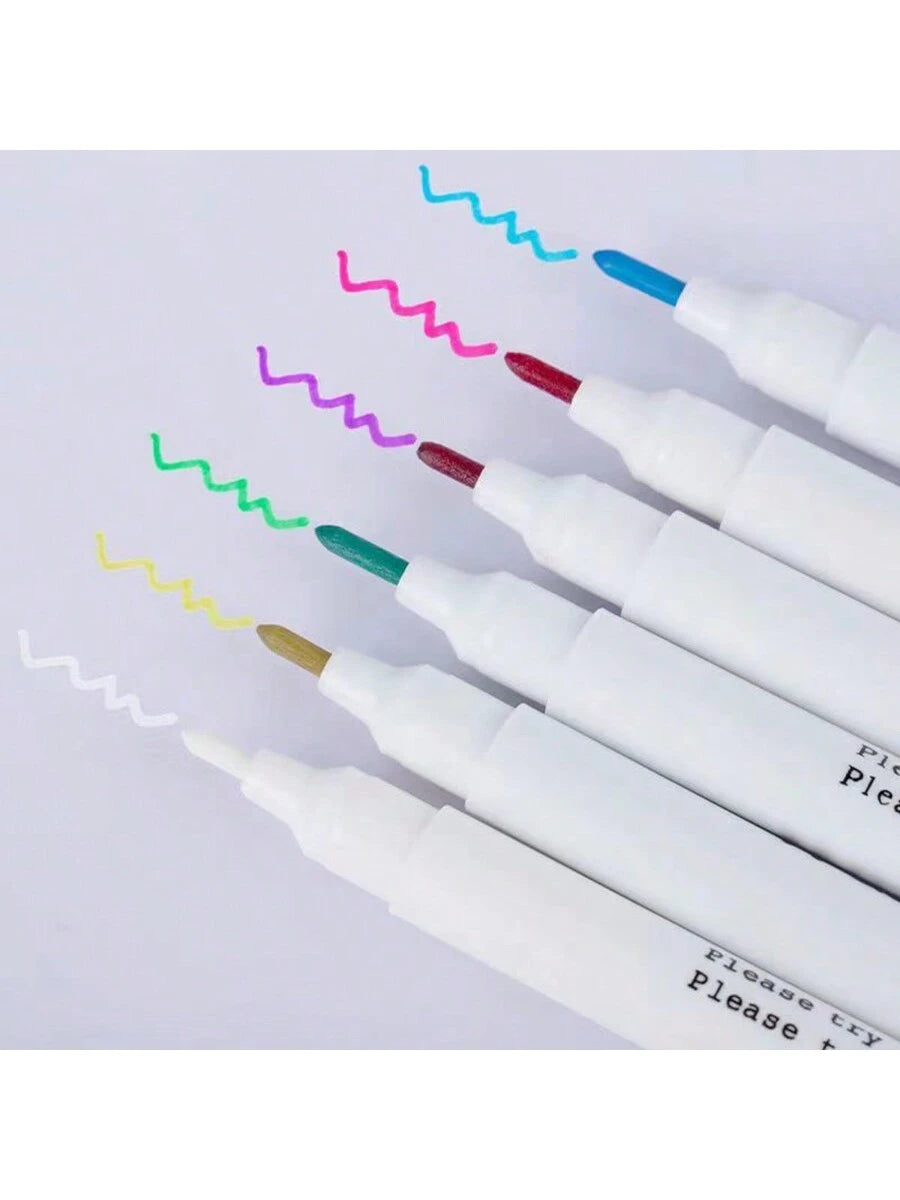 Water-Soluble Erasable Fabric Marking Pens, For Sewing Disappearing Ink Pen, Fabric Marking And Tracing Tools (Random Style, Random Color)
