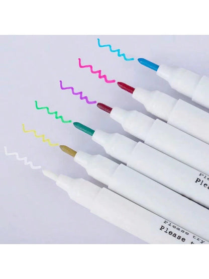 Water-Soluble Erasable Fabric Marking Pens, For Sewing Disappearing Ink Pen, Fabric Marking And Tracing Tools (Random Style, Random Color)