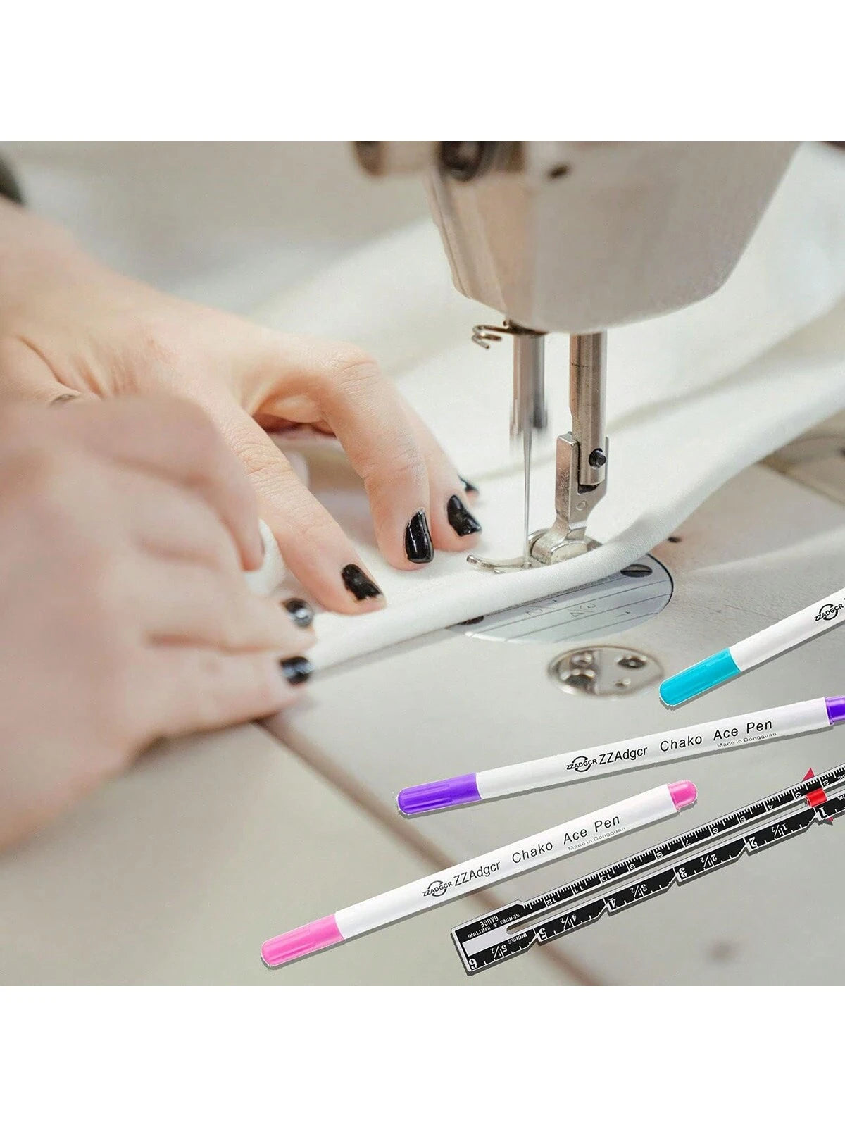 Water-Soluble Erasable Fabric Marking Pens, For Sewing Disappearing Ink Pen, Fabric Marking And Tracing Tools (Random Style, Random Color)