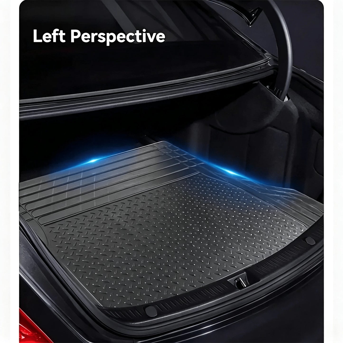 Waterproof Wear Resistant PVC Universal Car Trunk Mat With Anti Slip Surface, Customizable Cuttable Cargo Pad For Car Interior Protection