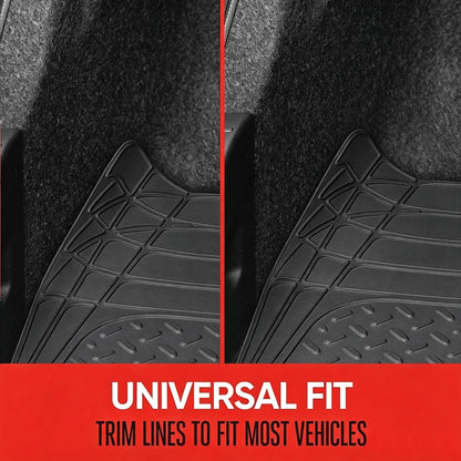 Waterproof Wear Resistant PVC Universal Car Trunk Mat With Anti Slip Surface, Customizable Cuttable Cargo Pad For Car Interior Protection