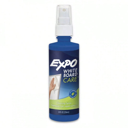 White Board Care 8oz Dry Erase Board Cleaner: Clear Presentation Board Cleaning Fluid, Spray