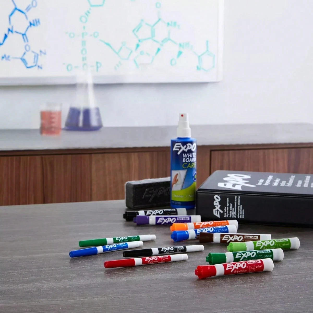 White Board Care 8oz Dry Erase Board Cleaner: Clear Presentation Board Cleaning Fluid, Spray