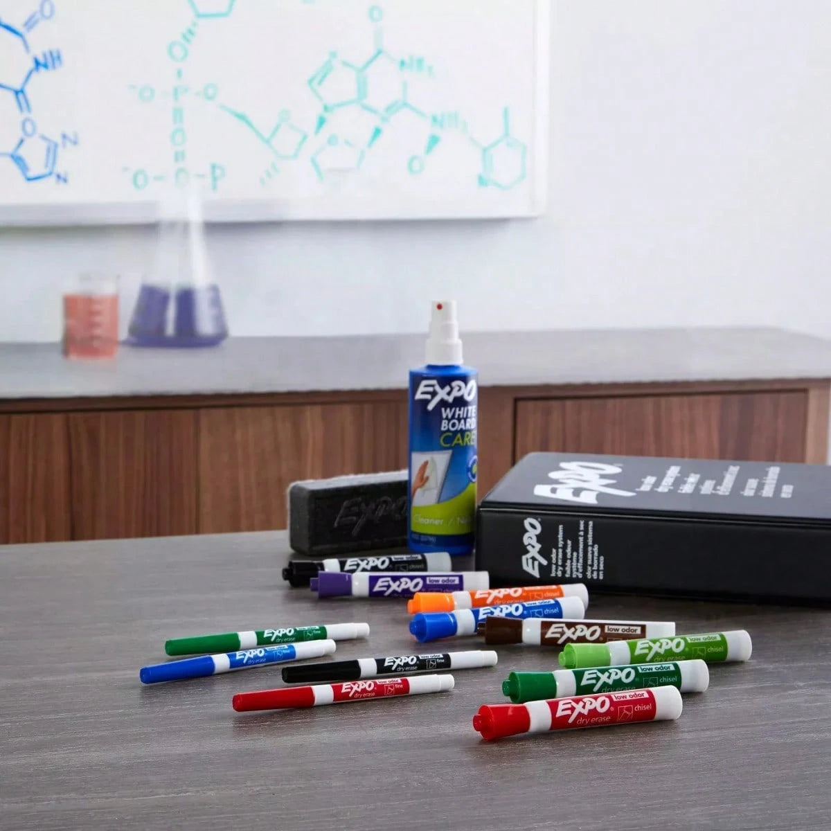 White Board Care 8oz Dry Erase Board Cleaner: Clear Presentation Board Cleaning Fluid, Spray