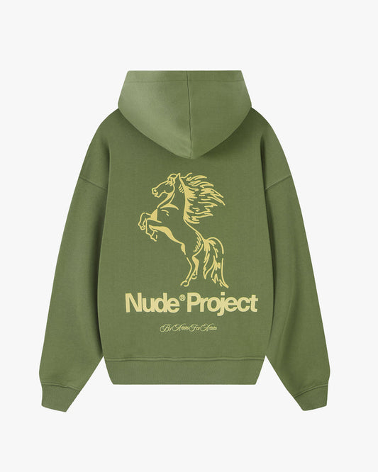 Winning Horse Hoodie Green