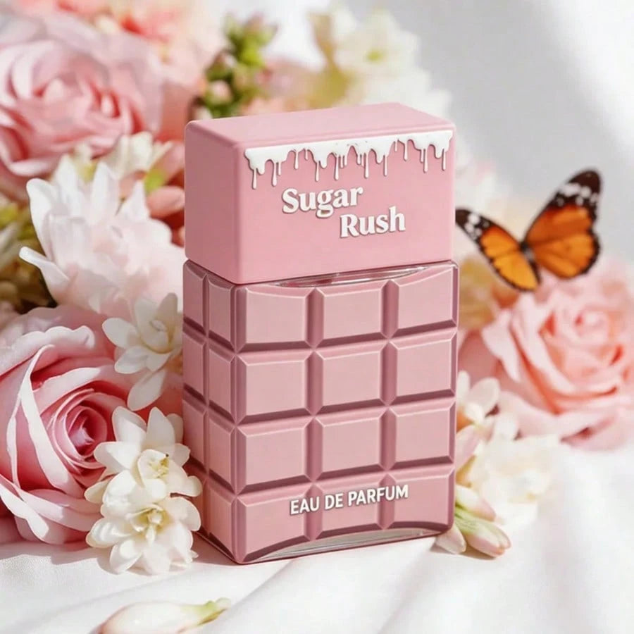 Wish 3.4 Fl Oz Women's Perfume – Marshmallow & Chocolate Candied Ginger–Vanilla Coconut Milk Jasmine Musk Whipped Cream Sugar–Designer Inspired Creamy Gourmand Scent–Long Lasting For Party, Date Night