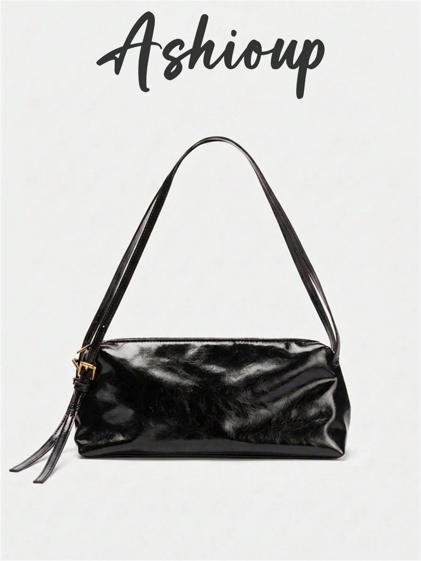 Women's Burgundy Minimalist Shoulder Bag With Adjustable Strap, Long Shoulder Bag Suitable For Daily And Work Use