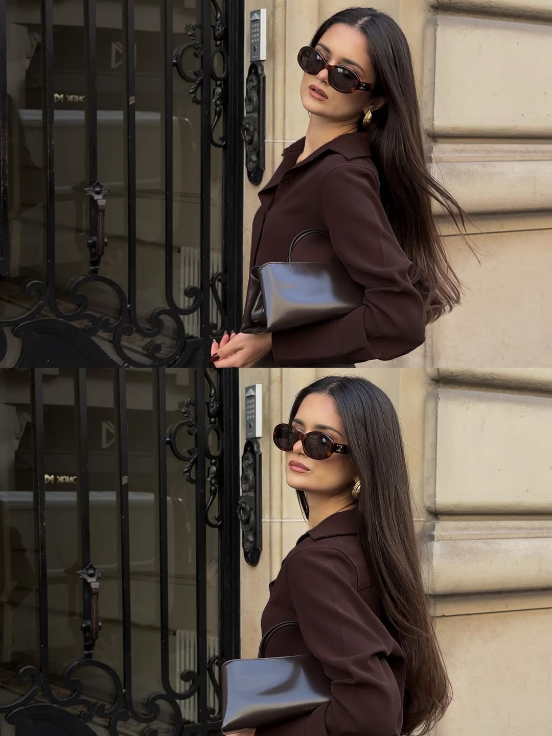 Women's Casual Loose Elegant Polo Collar Long Sleeve Shirt, Minimalist Style, Suitable For All Seasons, Perfect For Commuting, Office And Home Wear