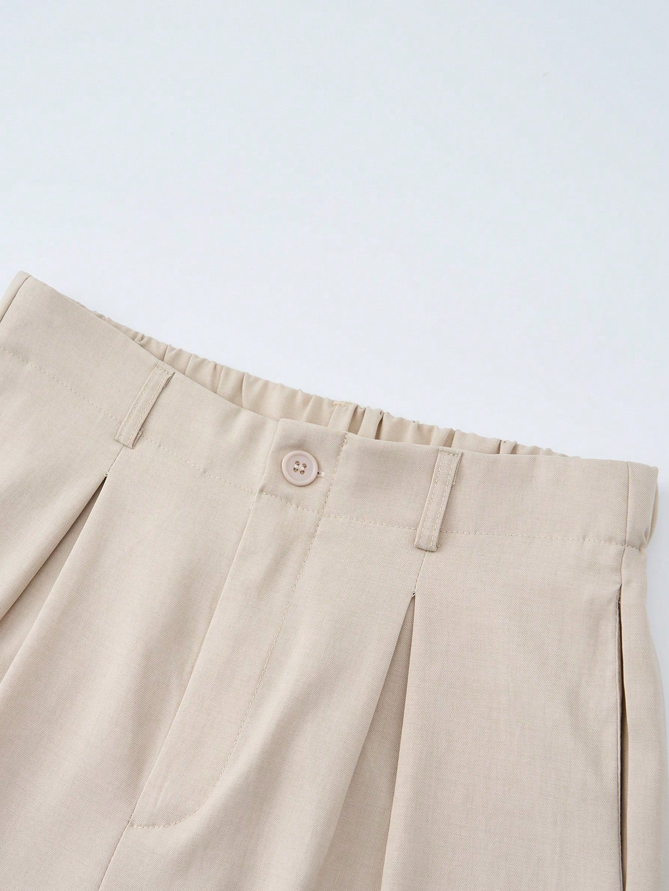 Women's Casual Wide Leg Pants, Loose Fashion Solid Color Unique Belt Design, Suitable For Office And Daily Wear Spring, Office Siren