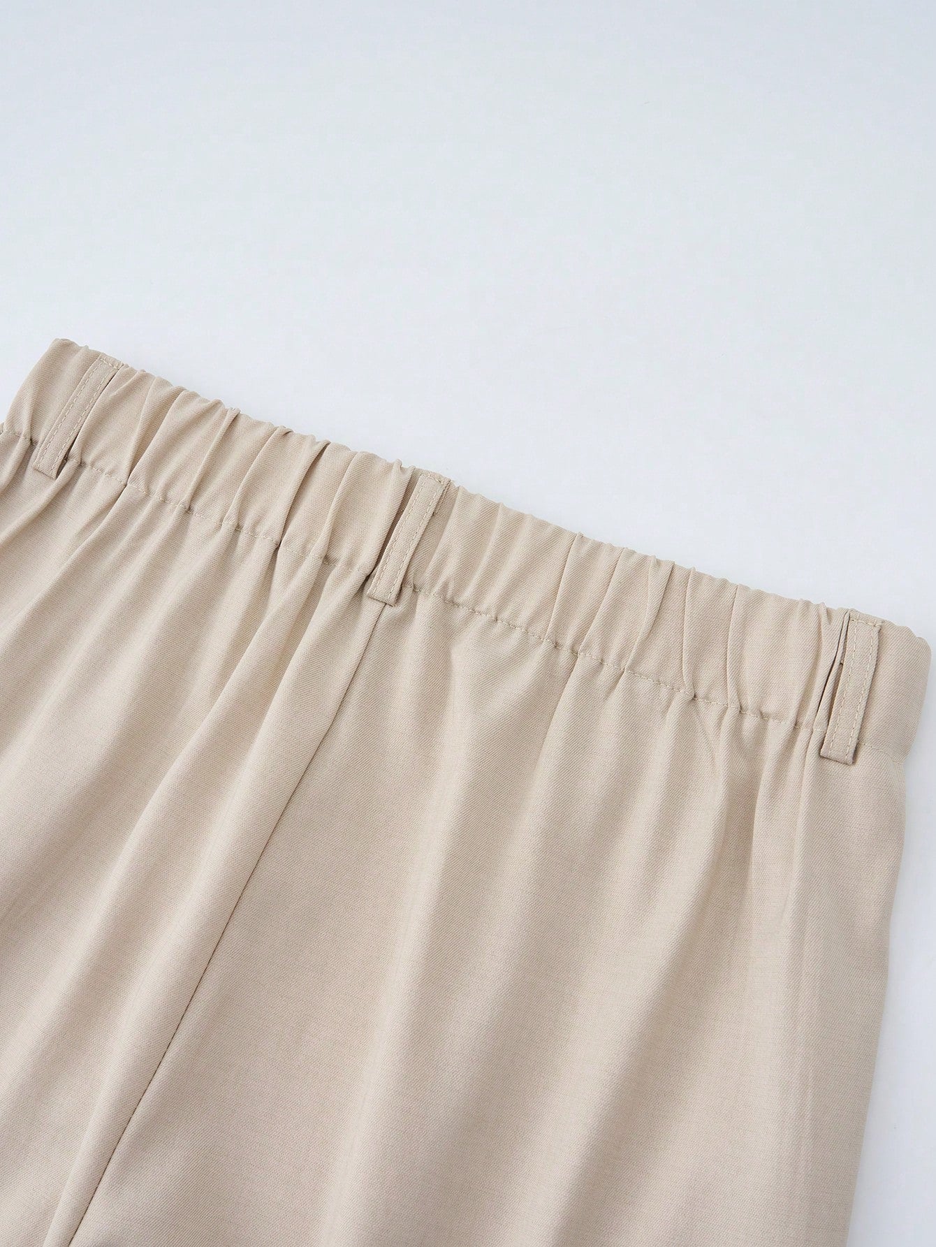 Women's Casual Wide Leg Pants, Loose Fashion Solid Color Unique Belt Design, Suitable For Office And Daily Wear Spring, Office Siren
