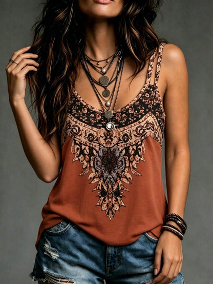 Women's Colorblock Casual Versatile Daily Wear Camisole Top