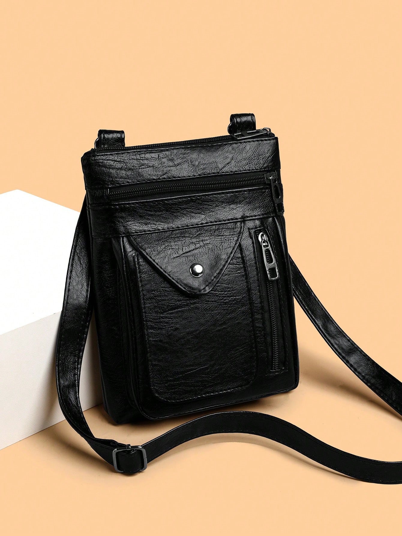 Women's Fashion Mini Shoulder Bag, Rivet Decor Crossbody Bag For Shopping And Traveling, Phone And Coin Purse