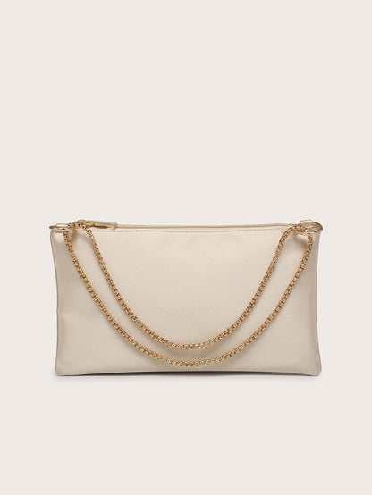Women's Silk Satin Crossbody Evening Bag, Decorated With Rhinestones, Fashionable, Lightweight, Compact, Suitable For Parties And Outings.