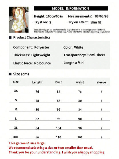 Women's Spring/Summer New Fashion Elegant Casual Minimalist Commute Vacation Street Style Round Neck Tie-Up Fitted Back Sleeveless Floral Digital Print Deep V-Neck Spaghetti Strap Sleeveless Short Dre
