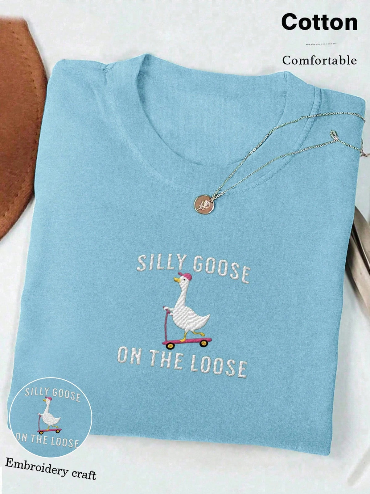 Women's Summer Letter Print Crew Neck Short Sleeve Casual T-Shirt