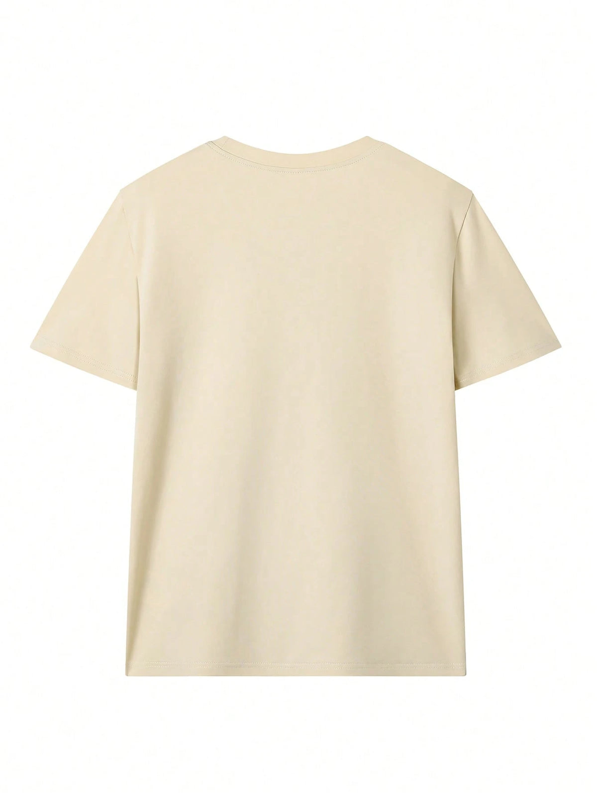 Women's Summer New Minimalist Fashion Tiger Mouth Bubble Print Casual Vacation Loose Versatile Round Neck Green Short Sleeve T-Shirt, Fashionable Everyday Top, Suitable For Daily Vacation Wear White