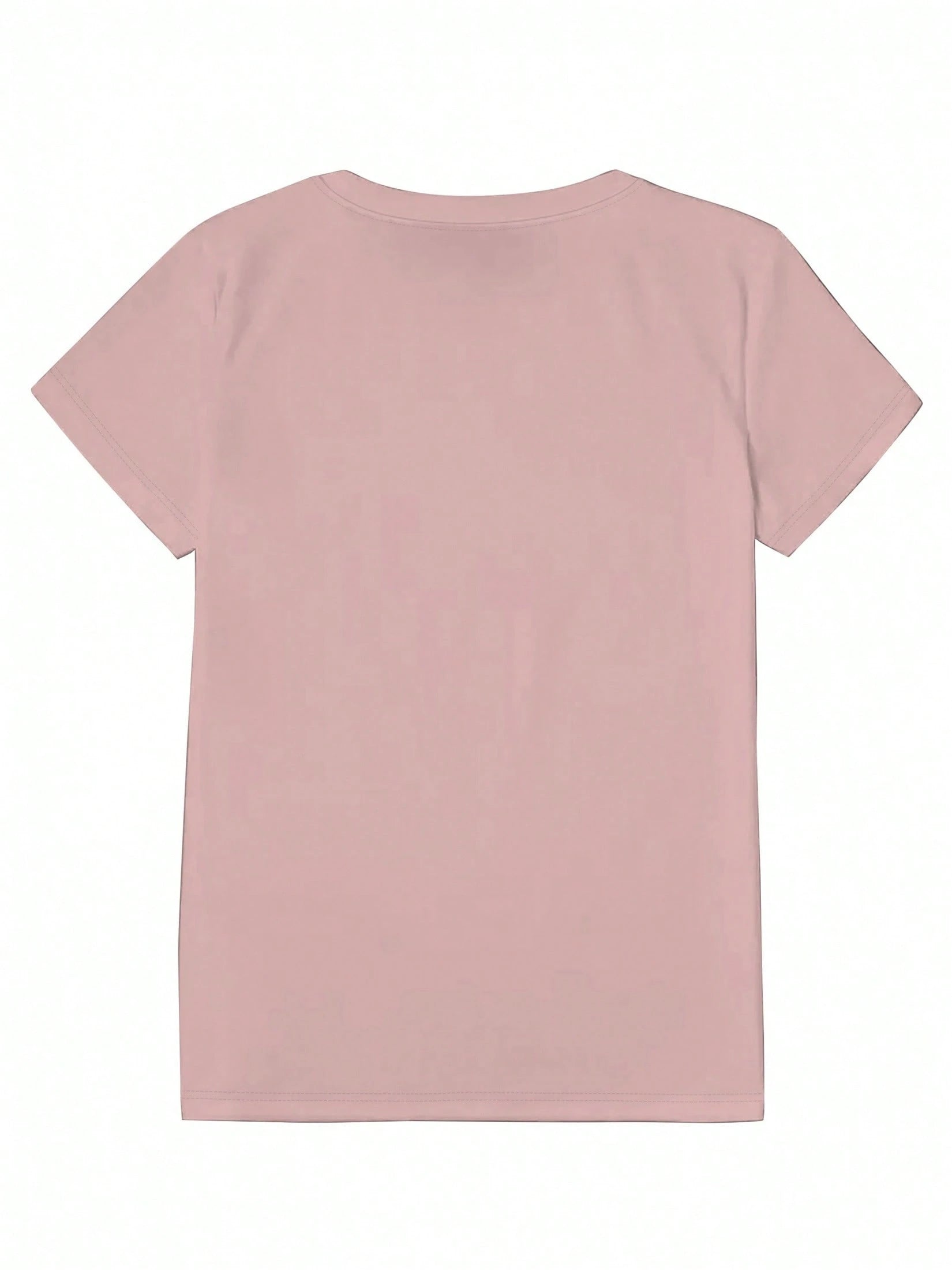 Women's Vintage Western Cow Skull Floral Print Round Neck T-Shirt- Lavender Color Casual Short Sleeve Top