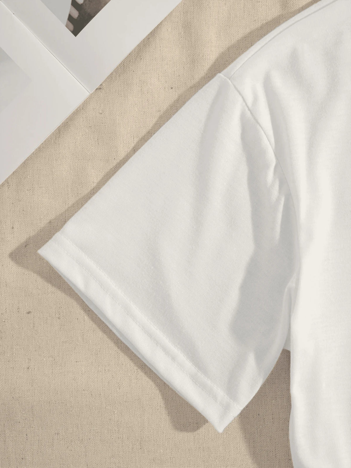 Women's White Crew Neck Short Sleeve T-Shirt With Spanish Slogan Print, Casual Regular Length Knit Top Summer