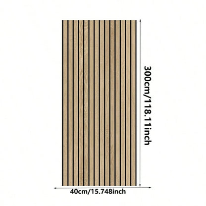 Wood Grain Self-Adhesive 3D Wall Panel- Suitable For Bedrooms, TV Background Walls And Ceilings; Self-Adhesive Grid Texture Wallpaper- Easy-To-Install Removable Decorative Sticker, Grid Wall Decal