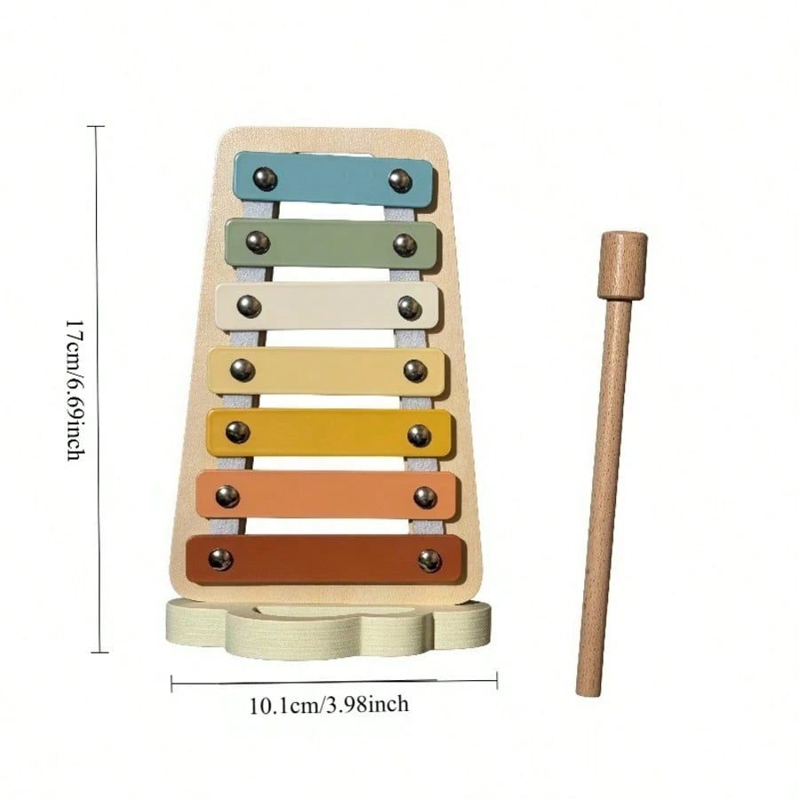 Wooden Xylophone Toy, Perfect Birthday/Christmas Gift For Kids, Musical Instrument With Mallet, Educational Sensory Toy For Toddlers